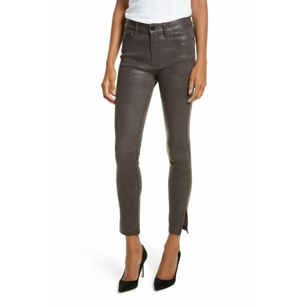 FRAME Lamb Leather Skinny Pants